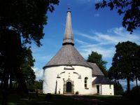 203-06.08. Unterwesg in Falbygden-Kirche von Skoerstorp